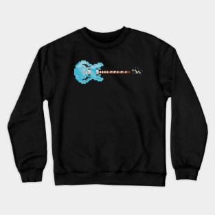 Pixel Blue Gibson DG Guitar Crewneck Sweatshirt